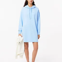 Lacoste Oversized Logo Long Sleeves Sweatshirt Dress-picture-31