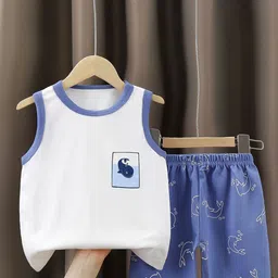 StyleCast x Revolte Boys Printed Pure Cotton T-shirt With Shorts-picture-10