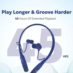 Tempt Groove Pro Wireless Bluetooth Neckbands With Fast Charging & Clear Sound image 2