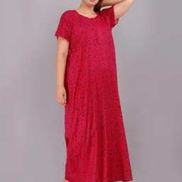 AAKARSHANA CREATION Printed Maxi Nightdress image 5
