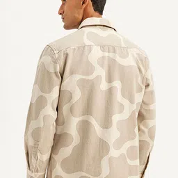 Levis Abstract Printed Spread Collar Cotton Denim Jacket image 3