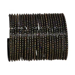 AMITFASHION Set Of 24 Stone-Studded & Beaded Bangles-picture-39