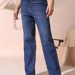 DL Woman Relaxed Fit High-Rise Stretchable Jeans-image-14