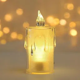 Crystal Acrylic Flameless & Smokeless Decorative Candles Led Tea Light Candle Candle-image-5