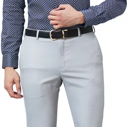 raymond Men Slim Fit Printed Spread Collar Formal Shirt image 5