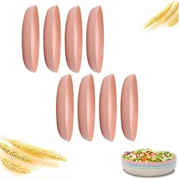 sugaalsu Reusable Wheat Straw Plates, Lightweight Unbreakable Plates, Dishwasher Safe_N Dinner Plate-picture-10