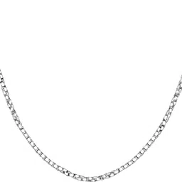 giva Sterling Silver Link Lore Chain For Mens Zircon Rhodium Plated Sterling Silver Chain image 5