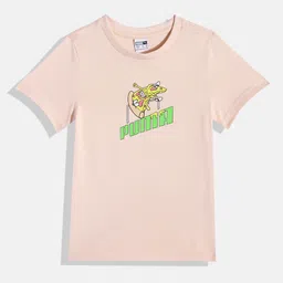 Puma Unisex Kids CLASSICS SPORTFEAST Brand Logo Printed Pure Cotton T-shirt-picture-14