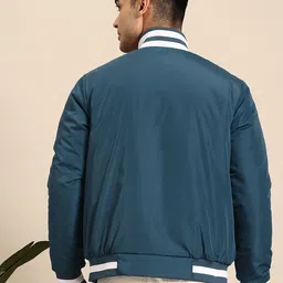 Mast & Harbour Bomber Jacket with Applique Detailing image 4