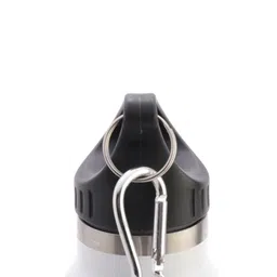 HOOM White & Black Printed High Quality Stainless Steel Double Wall Water Bottle image 5