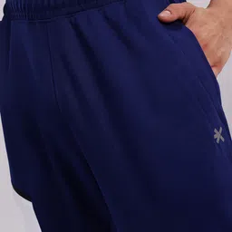 HRX by Hrithik Roshan Men Colourblocked Mid-Rise Rapid-Dry Regular Fit Running Joggers image 3