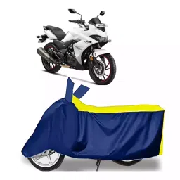 Auto Pearl Bike Cover for Hero Xtreme 200S (Yellow & Blue)-picture-29