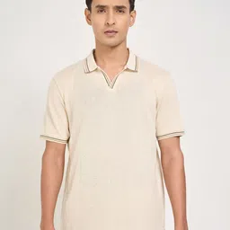 Peregrine by Pantaloons Men Solid Polo Collar T-shirt-picture-19