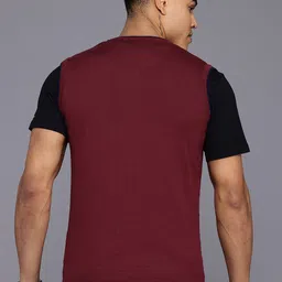 Louis Philippe Self-Checked Sweater Vest image 4