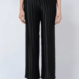 First Resort By Ramola Bachchan Black Box Pleated Palazzo-picture-27