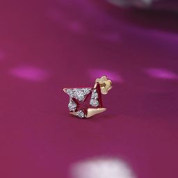 Mia by Tanishq 14KT Diamond Nose Pin-picture-39