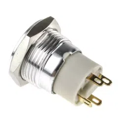 RS PRO Illuminated Push Button Switch Latching 16 mm SPST Yellow LED 36 V DC, 1759300 image 3