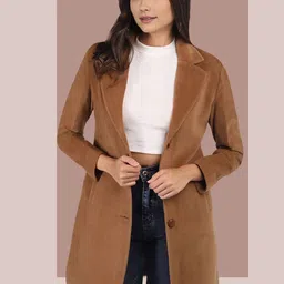 The Roadster Lifestyle Co Single Breasted Winter Wear Lapel Collar Overcoat-picture-16