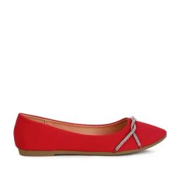 London Rag Women's Red Ballerinas-picture-31