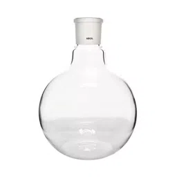 ABGIL Boiling Flask with Interchangeable Joint Round Bottom 500 ml Transparent Borosilicate Glass, FB-290-06 image 1