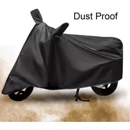 Auto Pearl Polyester Two Wheeler Cover for Bajaj Pulsar 200 (Grey) image 3