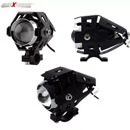 AllExtreme EXU5BW1 U5 CREE LED Fog Light Work Lamp with Hi/Low, Flashing Beam for Cars and Motorcycles (10W, White Light, 1 PC) image 3