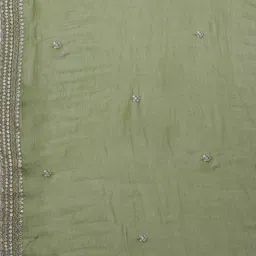 Meena Bazaar Floral Printed Sequinned Unstitched Dress Material image 3