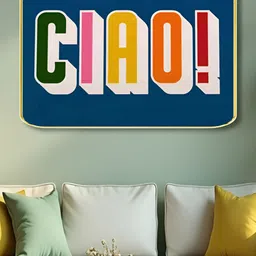 Aura Brown & Pink CIAOAbstract Wooden Wall Art-picture-15