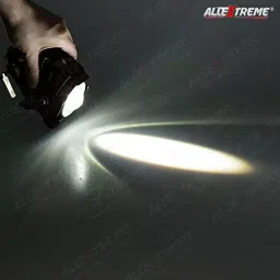 AllExtreme EXU5BW1 U5 CREE LED Fog Light Work Lamp with Hi/Low, Flashing Beam for Cars and Motorcycles (10W, White Light, 1 PC) image 4