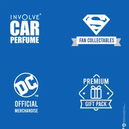 INVOLVE Superman Tin Can Car Perfume-40g image 4