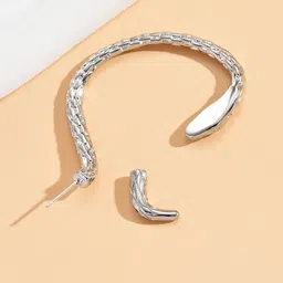 Krelin Silver-Plated Animal Shaped Ear Cuff Earrings-picture-24