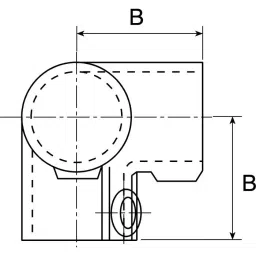 RS PRO 3-Way Connector Connecting Component,Strut Profile,Round Tube Size Model No 2863415 image 3