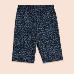 Pantaloons Junior Navy Cotton Printed Shorts-picture-26