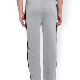 mack jonney VIMAL Men Grey Melange Solid Lounge Pants D5 image 3