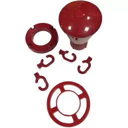 RS PRO Red & White ABS Barrier Post Model No 1252193 image 4