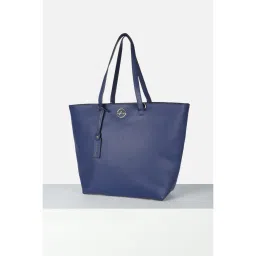 Allen Solly Women Navy Blue Formal Handbag with Detachable Strap image 2