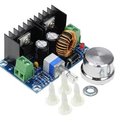 Eklektik Max 8A 200W DC-DC Step Down Buck Converter Power Supply XL4016 PWM Adjustable 4-40V to 125-36V Step-Down Board Module image 1