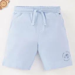 Ed-a-Mamma Sustainable Cotton Organic Knee Length Shorts - Light Blue-picture-26