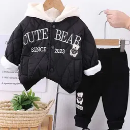 INCLUD Boys Embroidered Quilted Puffer Jacket With Jogger-picture-42