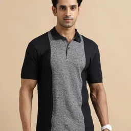 ECOLINE Clothing Men Antimicrobial Colourblocked Polo Collar T-shirt-picture-39
