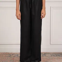 HOUSE OF KARI Women Regular Fit Mid-Rise Trousers-image-17