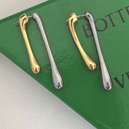FIMBUL Rhodium-Plated Teardrop Shaped Drop Earrings-picture-28