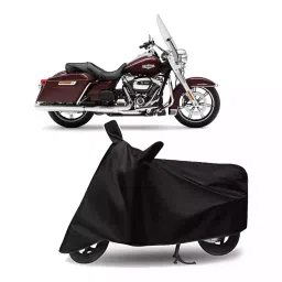 Auto Pearl Bike Cover for Harley Davidson Road King (Black)-picture-11