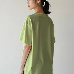 Infirax Women Printed Drop-Shoulder Sleeves T-shirt image 2