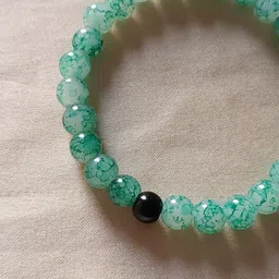 Octagon hub Unisex 2 Crystals Bracelet image 2