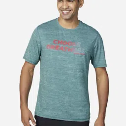 Skechers Navy Regular Fit Printed T-Shirt-picture-27