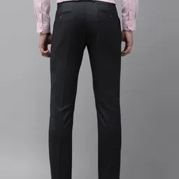 Arrow Men Tailored Mid Rise Flat Front Formal Trousers image 5