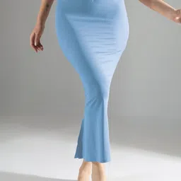 IndianRang Pack Of 2 Stretchable High-Rise 4-Way Stretchable Mermaid Fit Saree Shapewear image 5