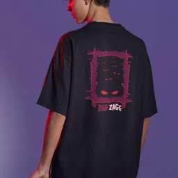 TheBTclub Men Activchill Graphic Printed Round Neck Cotton Oversized T-shirt-picture-23