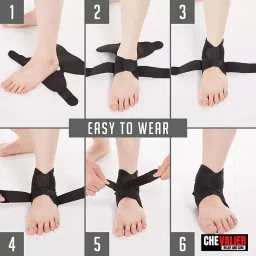 Chevalier Large Size Ankle Support Neo Compression Brace CHE-ASAB-L-Black-101 image 5